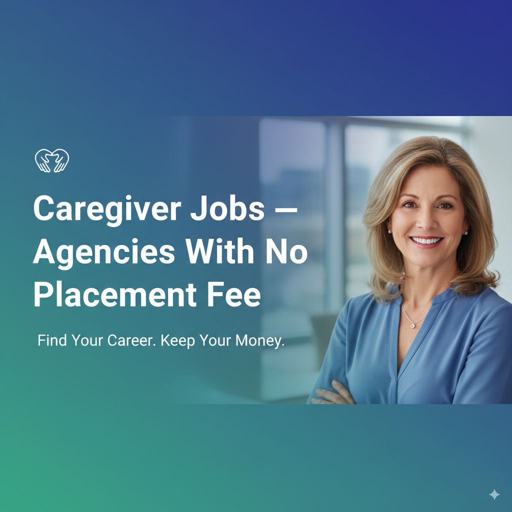Caregiver Jobs — Agencies With No Placement Fee