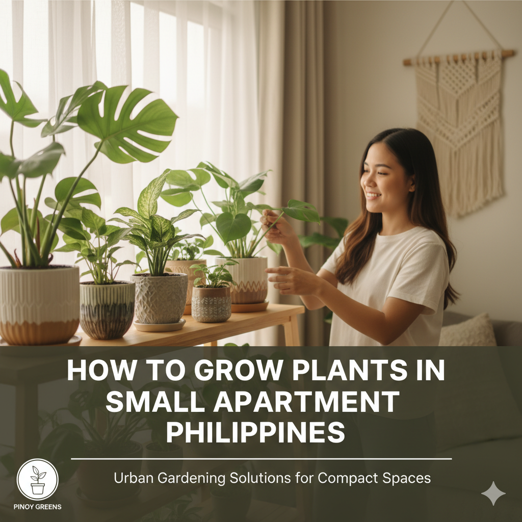 how to grow plants in small apartment Philippines