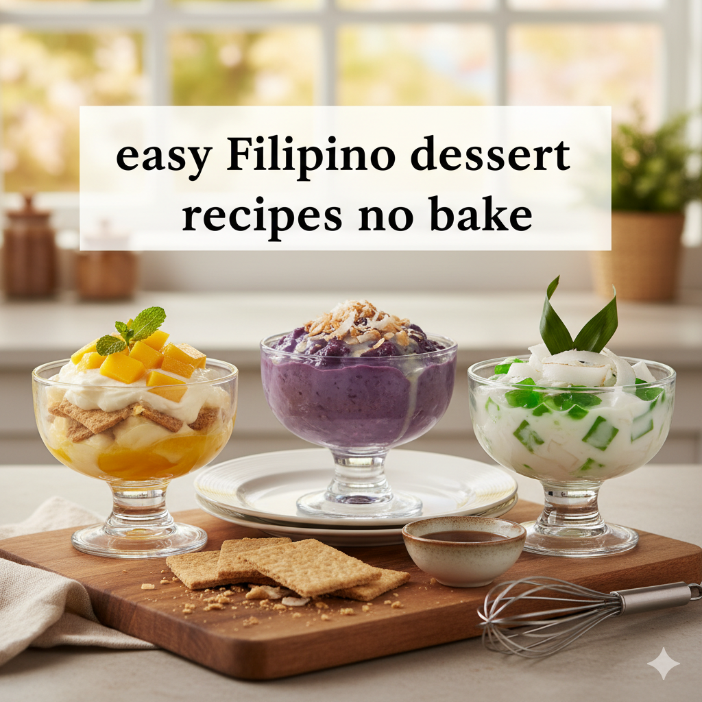 Easy Filipino Dessert Recipes No Bake