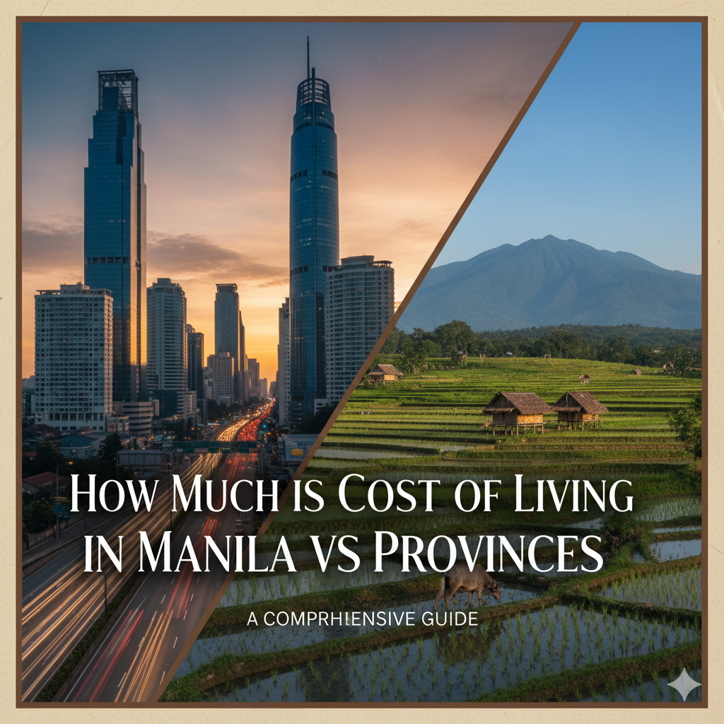How Much Is Cost Of Living In Manila vs Provinces