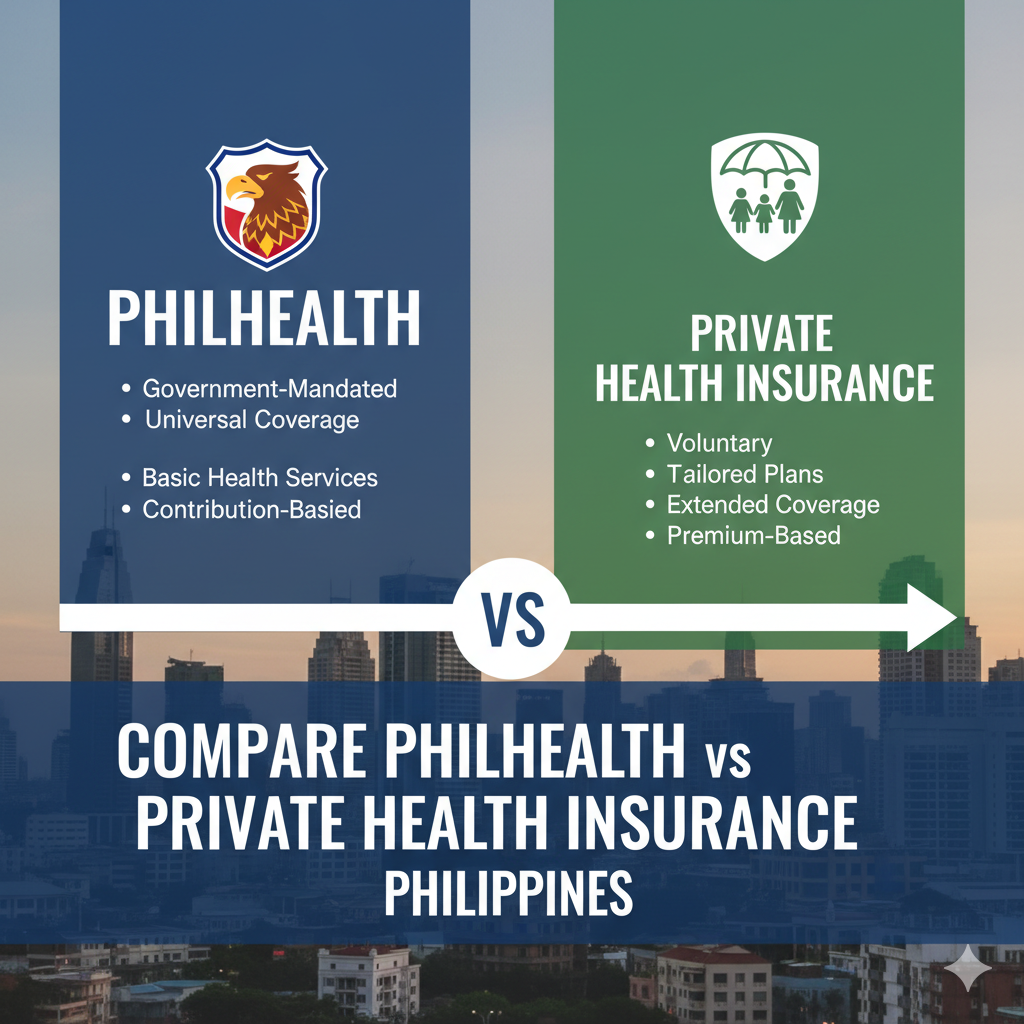 Compare PhilHealth vs Private Health Insurance Philippines