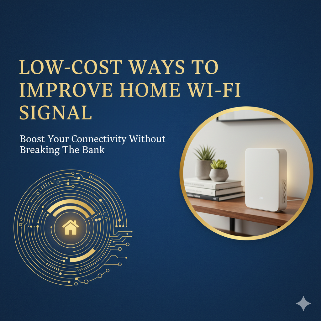 Low Cost Ways to Improve Home Wifi Signal