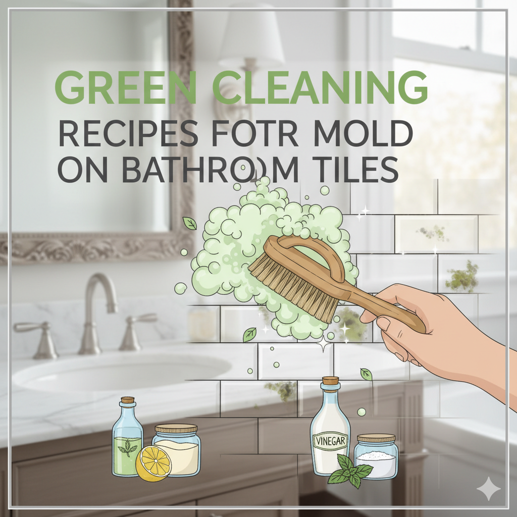Green Cleaning Recipes for Mold on Bathroom Tiles