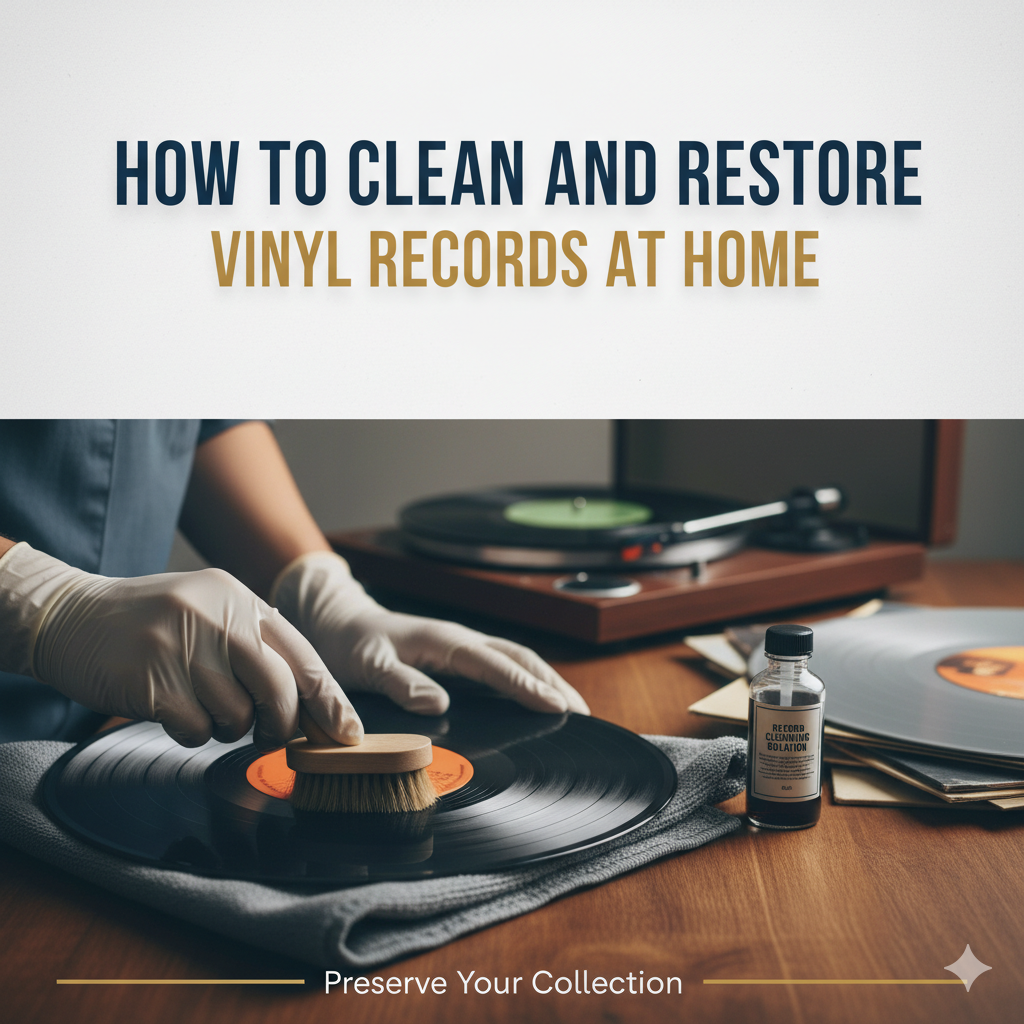 How to Clean and Restore Vinyl Records at Home