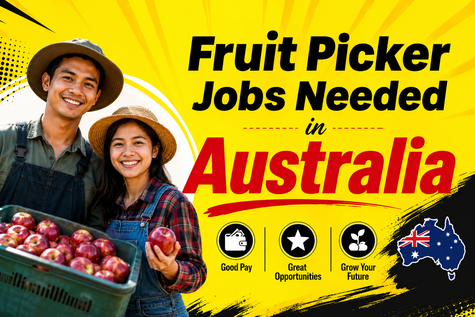 Fruit Picker Jobs Needed in Australia